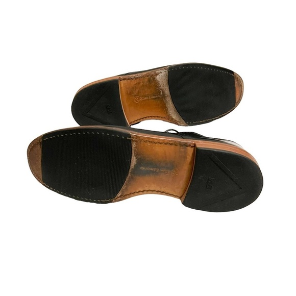 ALLEN EDMONDS Black Leather academy Oxford Casual Mens Shoes - Picture 6 of 10